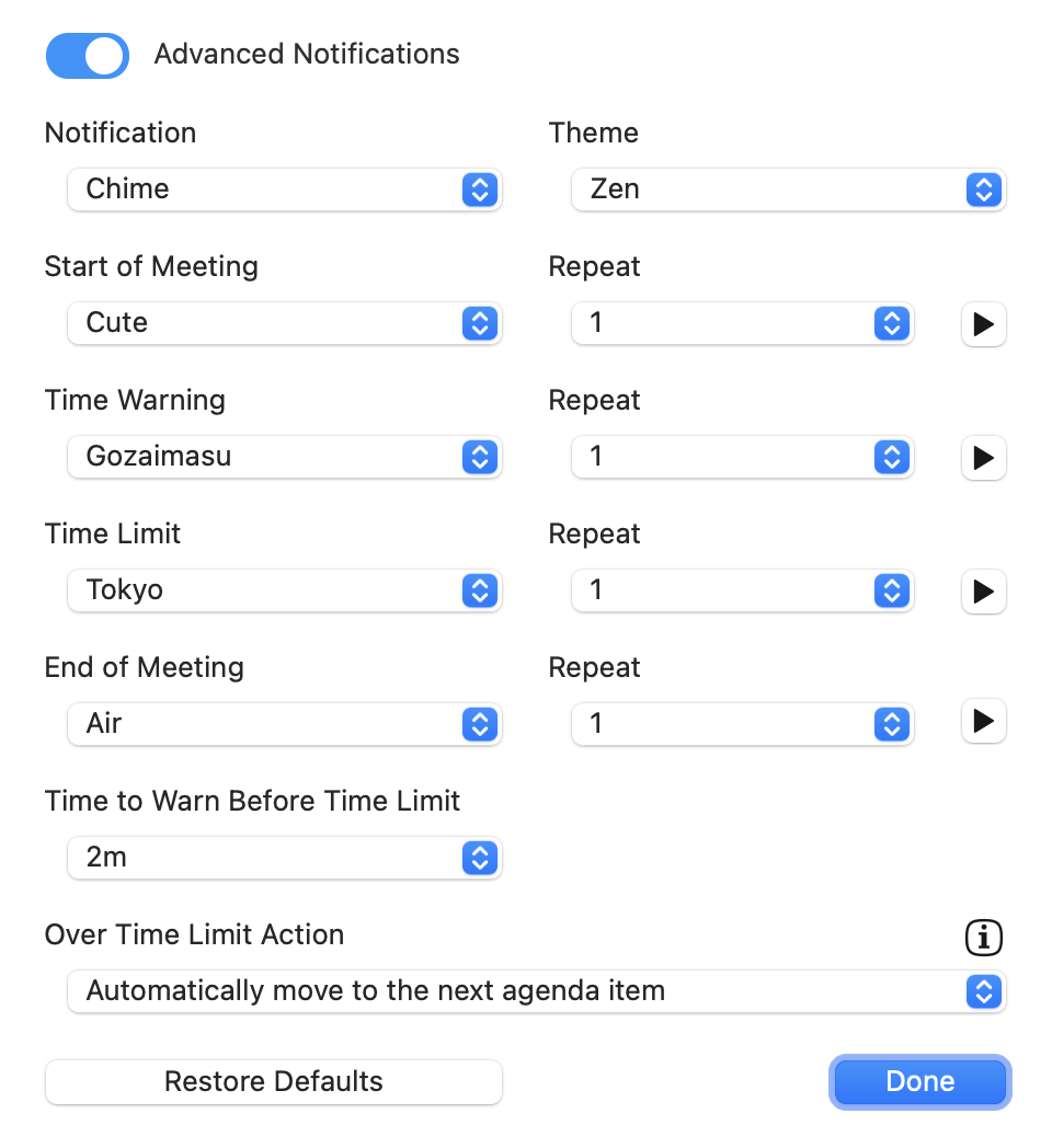 Summit Advanced Notifications