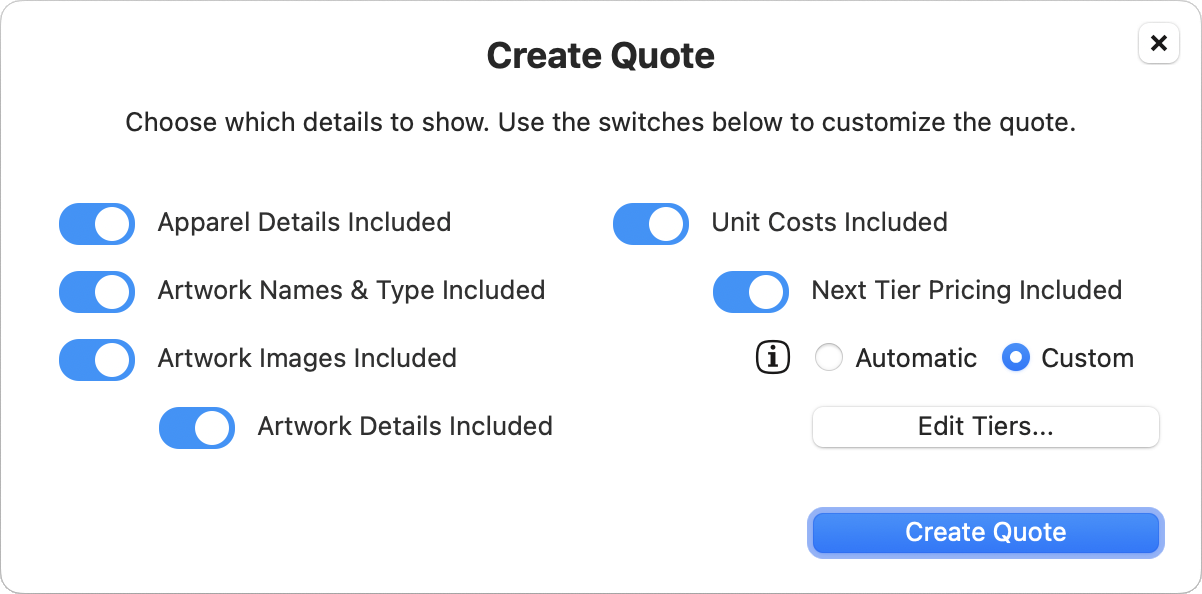 Embroidery Now Included